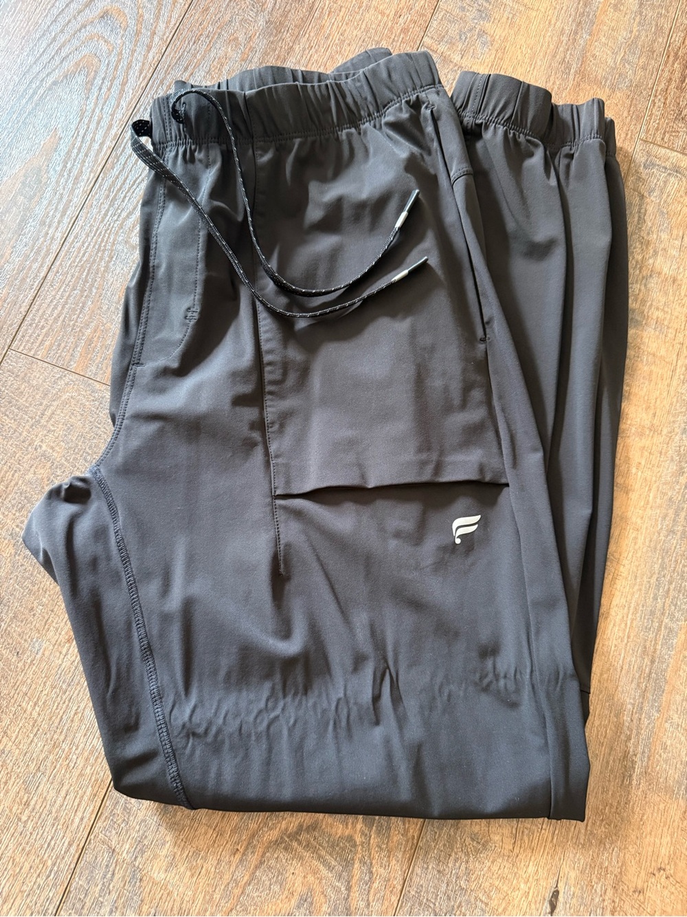 Men's Fabletics Black Performance Jogger Pants - Brand